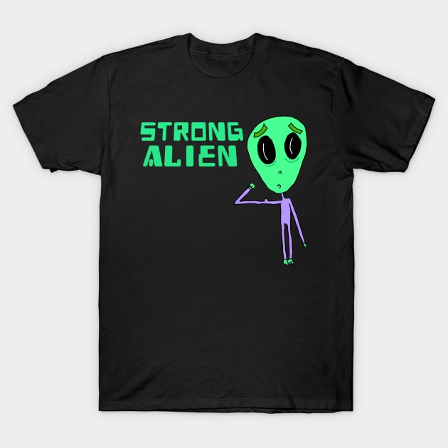 strong alien T-Shirt by FromBerlinGift